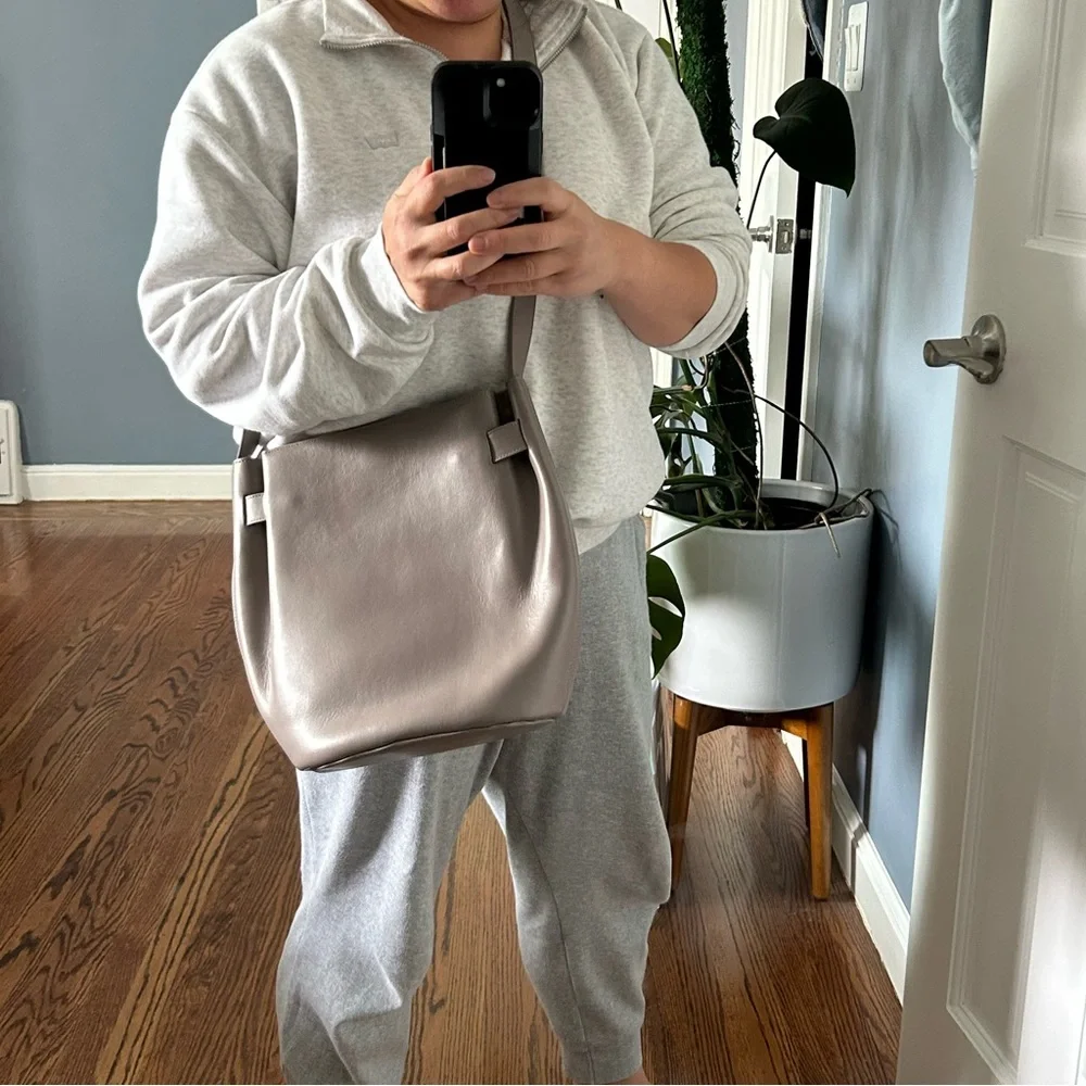 Cuyana Leather Crossbody Bag
